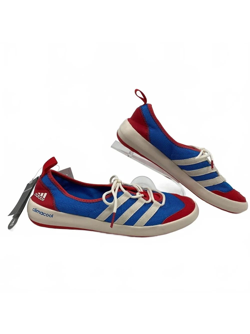 adidas Blue Red Climacool Boat Water Shoes | Women’s 6.5 Regular